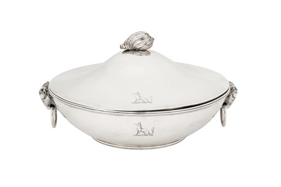 Lot 438 - A George III sterling silver entrée dish, London 1796 by John Wakelin and Robert Garrard (reg. 20th Oct 1792)