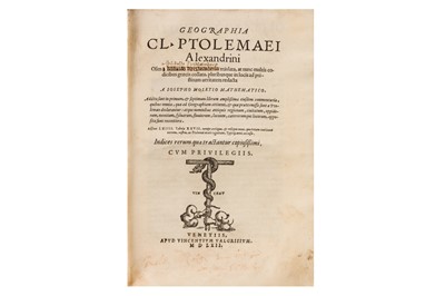 Lot 34 - Geographia Cl. Ptolemaei Alexandrini. Venice, 1562