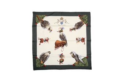 Lot 231 - Hermes 'Chasse a Vol' Print Silk Scarf