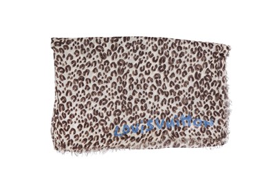 Lot 237 - Louis Vuitton Stephen Sprouse Brown Cashmere Scarf