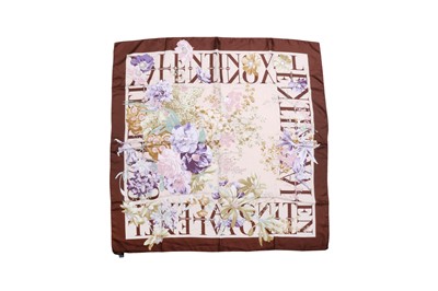 Lot 217 - Valentino Floral Print Silk Scarf