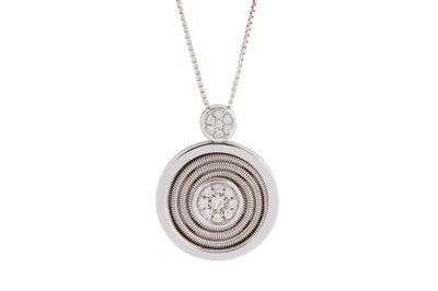 Lot 106 - A DIAMOND PENDANT NECKLACE