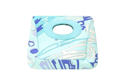 Lot 156 - Emilio Pucci Blue Print Top Handle Bag