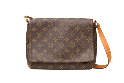 Lot 302 - Louis Vuitton Monogram Musette Tango Flap Bag