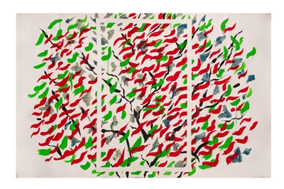 Lot 160 - Jacobs (Sally) Red Tree, Harmood Window