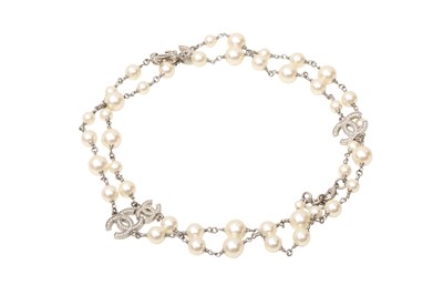 Lot 511 - Chanel Ivory Pearl Sautoir Necklace