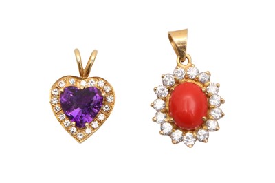 Lot 5 - TWO GOLD PENDANTS