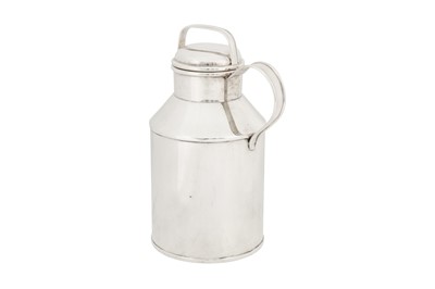 Lot 62 - An early 20th century American sterling silver novelty cocktail shaker, Boston circa 1930 by Tuttle Silversmiths, retailed by Shreve Crump and Low Co