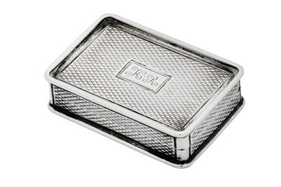 Lot 11 - An early Victorian sterling silver vinaigrette, Birmingham 1839 by Taylor and Perry
