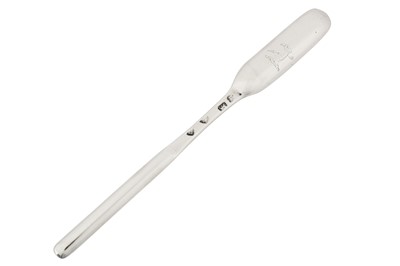Lot 228 - A George I sterling silver marrow scoop, London 1726 by Joseph Smith I (this mark reg. 6th July 1720)