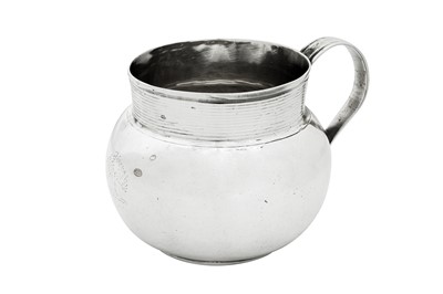 Lot 475 - A Charles II sterling silver mug, London 1684 by John Richardson (free. 1669, died. 1698)