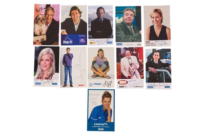 Lot 95 - Photograph Collection.- TV Celebrities