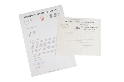 Lot 464 - Football Interest.- Arsenal