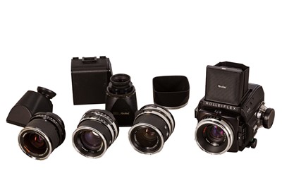 Lot 148 - A Rolleiflex SL66E Medium Format SLR Outfit
