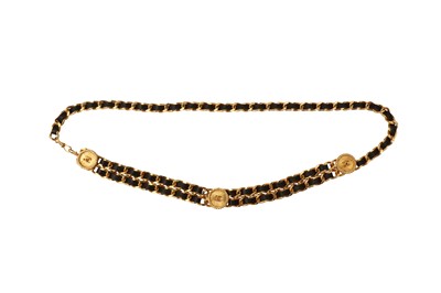 Lot 88 - Chanel Black CC Coin Chain Belt
