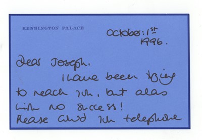 Lot 390 - Diana, Princess of Wales