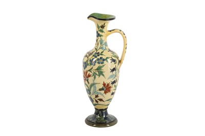 Lot 162 - A DOULTON LAMBETH FAIENCE JUG