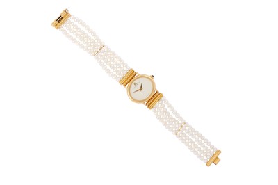Lot 85 - A LADY'S WRISTWATCH BY BAUME ET MERCIER