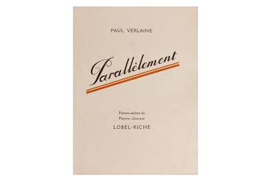 Lot 175 - Verlaine (Paul) & Lobel-Riche (Alméry) Parallélement