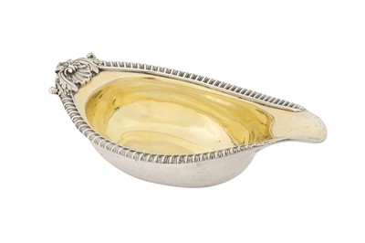 Lot 424 - A George III sterling silver pap boat, London 1810 by Rebecca Emes and Edward Barnard