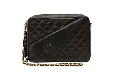 Lot 444 - Chanel Black CC Tassel Camera Bag