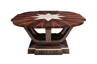 Lot 352 - A LARGE ART DECO STYLE COROMANDEL CENTRE TABLE