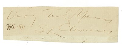 Lot 236 - Clemens (Samuel Langhorne) [Mark Twain]
