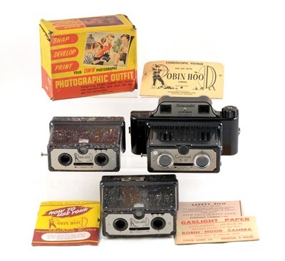 Lot 458 - Robin Hood & Coronet Stereo Cameras.