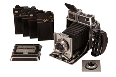 Lot 108 - A Linhof SuperTechnika IV Folding Camera Outfit