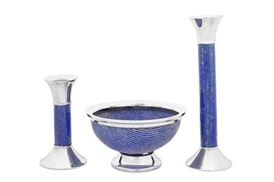 Lot 263 - Three late 20th century contemporary Indian sterling silver items, Mumbai circa 2000 mark of Ravissant