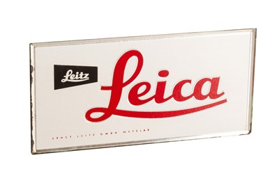Lot 356 - An Early Leitz Dealer Display Plate