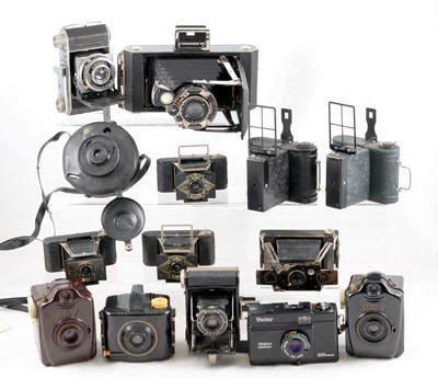 Lot 207 - Ensign Cupids & Other Cameras, inc a Rare British PIC Sub Miniature.