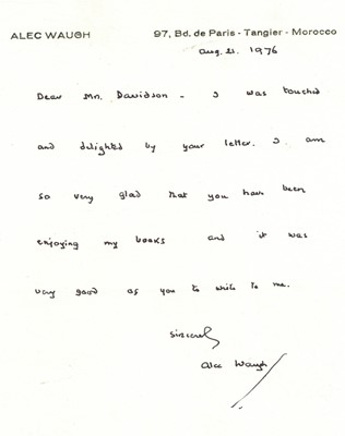 Lot 251 - Waugh (Alec)