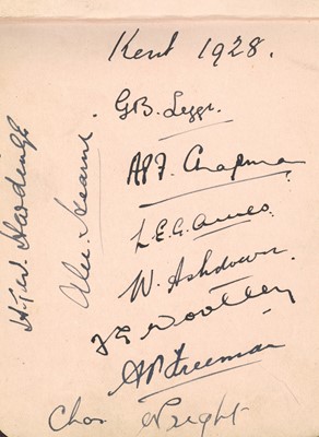 Lot 436 - Autograph Album.- Football & Cricket, 1920s-1970s