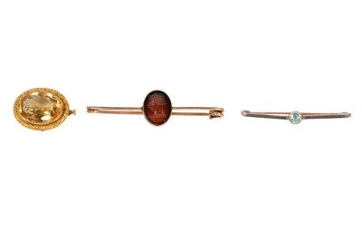 Lot 13 - THREE BROOCHES