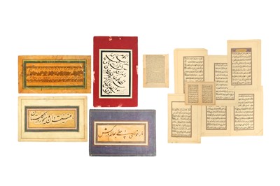 Lot 412 - A COLLECTION OF CALLIGRAPHIC FOLIOS
