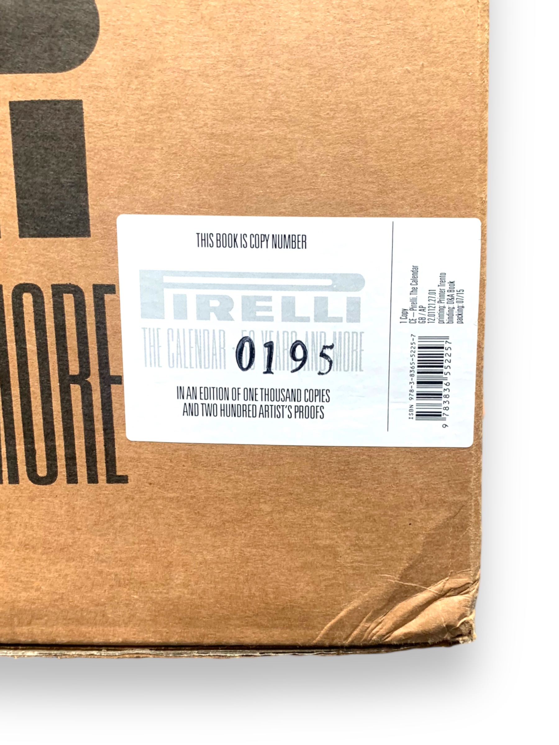 Lot 194 - Taschen.- Pirelli. The Calendar. 50 Years