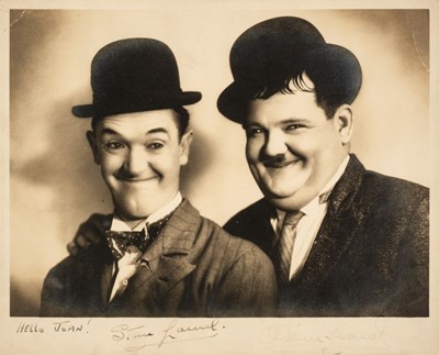 Lot 158 - Laurel (Stan) & Oliver Hardy