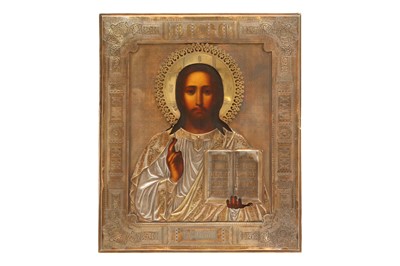 Lot 603 - A RUSSIAN ICON