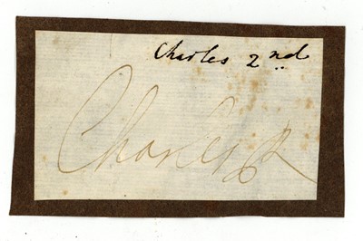 Lot 375 - Charles II, King of England