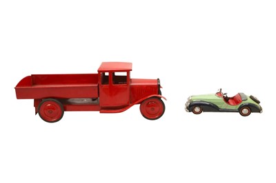 Lot 557 - A WEST GERMAN DISTLER TINPLATE MERCEDES