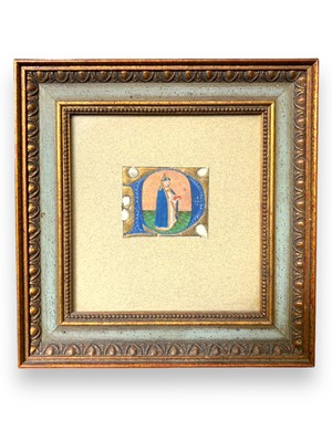Lot 7 - Illuminated Manuscript Fragment