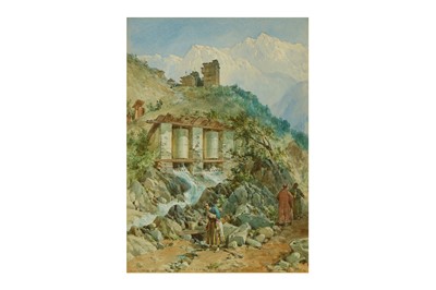 Lot 424 - WILLIAM SIMPSON (BRITISH 1823 - 1899)