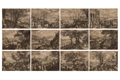 Lot 90 - AEGIDIUS SADELER II (ANTWERP 1570-1629 PRAGUE) AFTER PIETER STEVENS II (MECHELEN 1567-1624 PRAGUE)