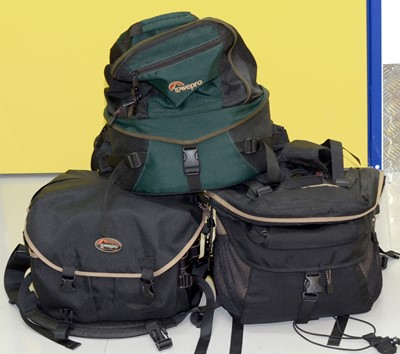 Lot 497 - LowePro S&F Backpack & Two Others