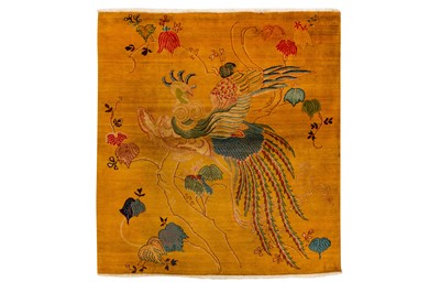 Lot 328 - A FINE PICTORIAL RUG