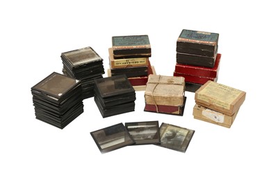 Lot 254 - LARGE COLLECTION OF MAGIC LANTERN SLIDES, c.1900