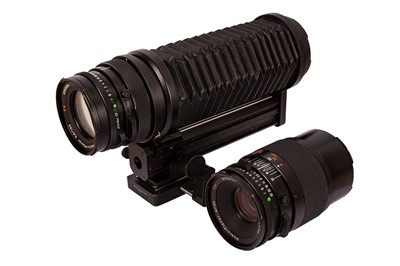 Lot 90 - A Hasselblad Bellows Outfit with two Makro Planar Lenses