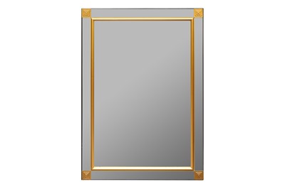 Lot 429 - A RECTANGULAR CONTEMPORARY WALL MIRROR