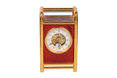 Lot 154 - AN ERGAS MANTLE ALARM CLOCK